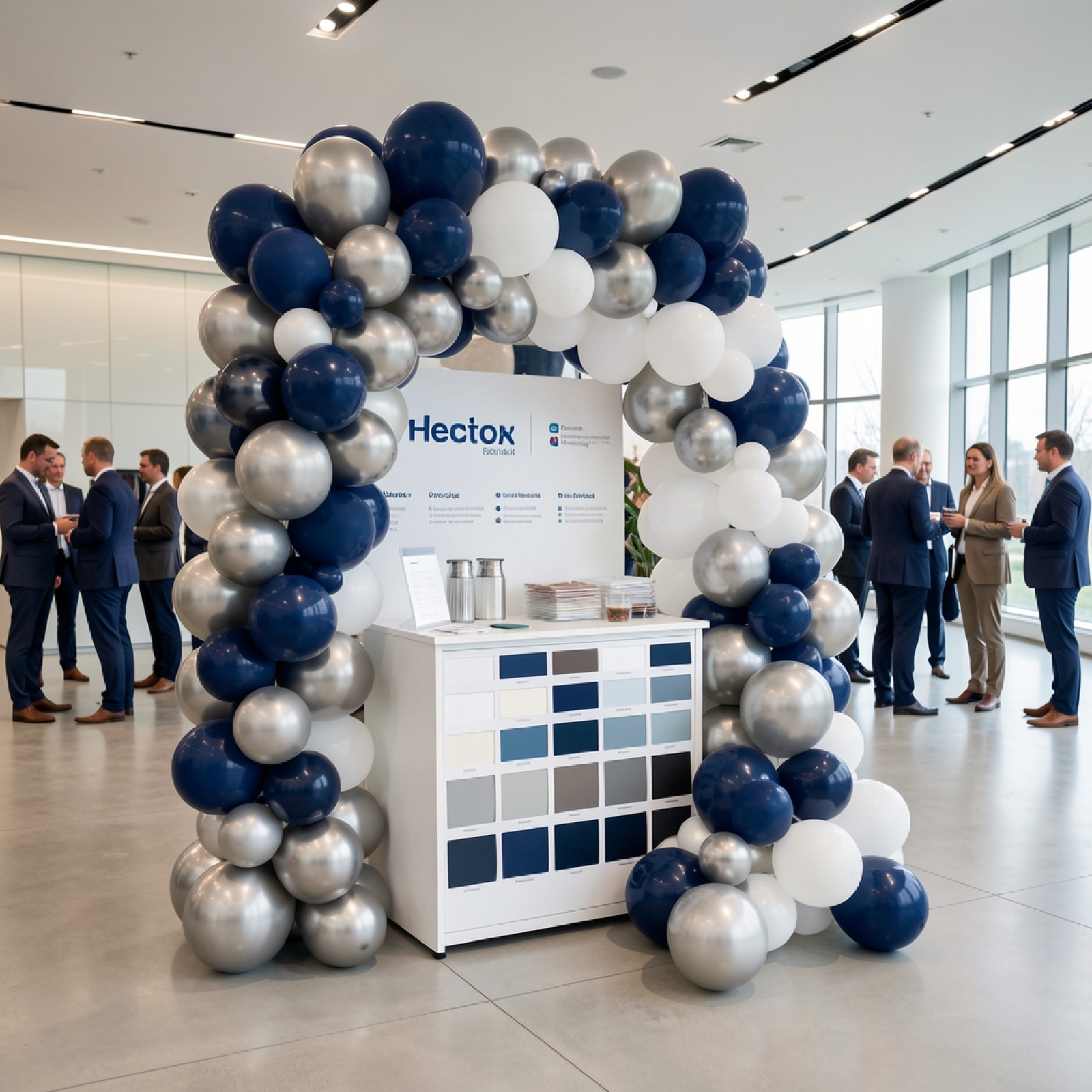 Balloon Bar at a corporate event