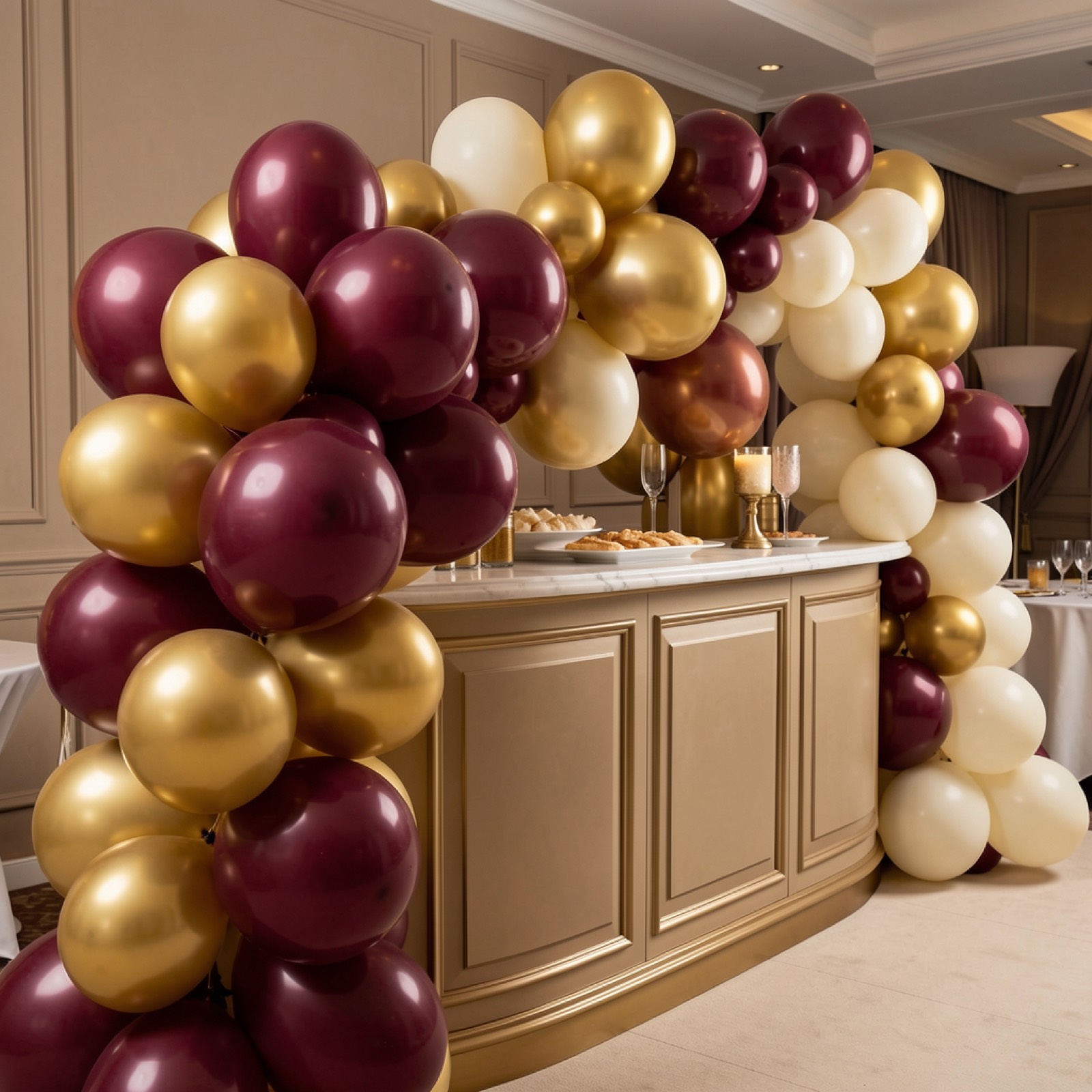 Balloon Bar being set up